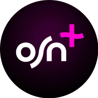 OSN+ logo on a dark background with a vibrant pink plus sign.