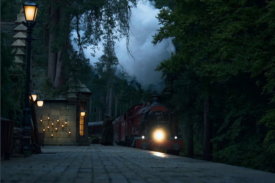 Screenshot of article detailing Peter Serafinowicz's new role in the Harry Potter franchise.