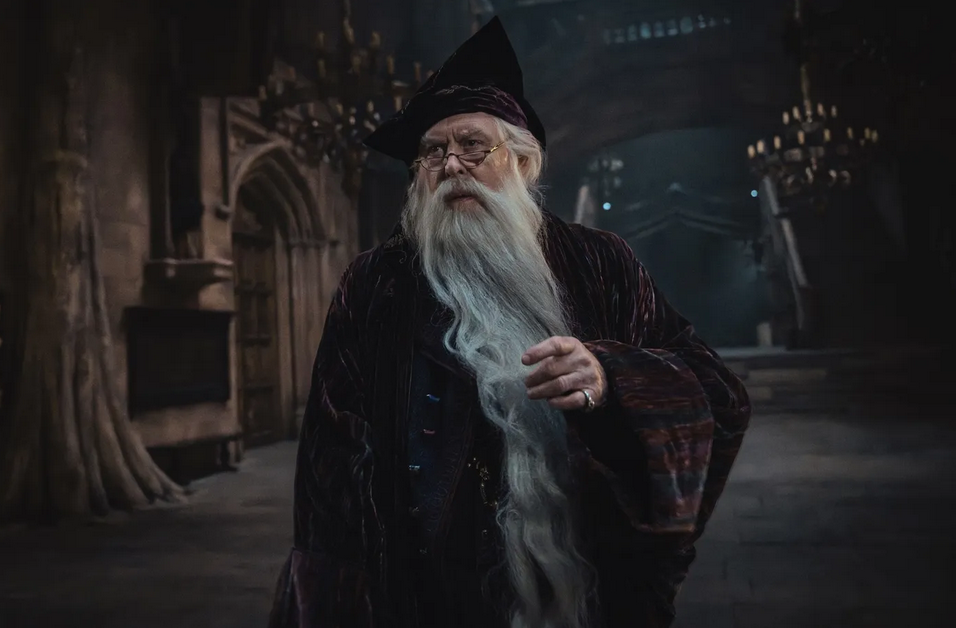Screenshot discussing Peter Serafinowicz's new role in the Harry Potter TV series.