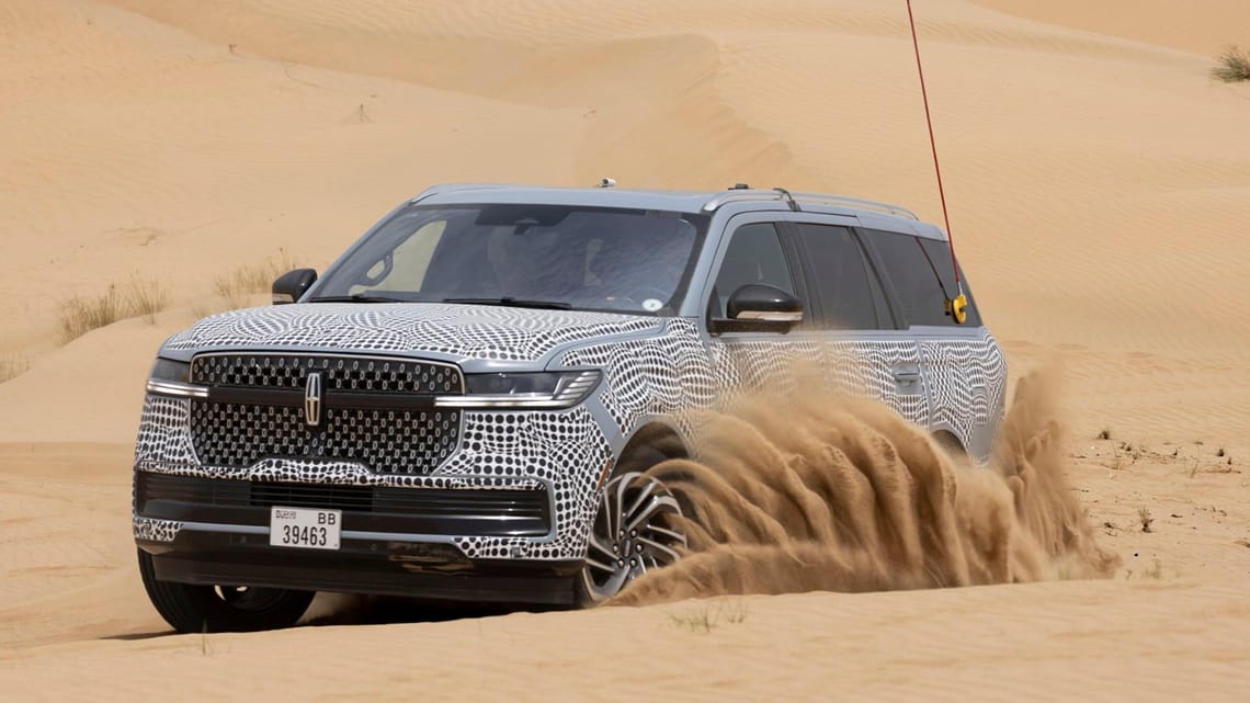 The All-New Lincoln Navigator is Built for UAE Heat and Sand