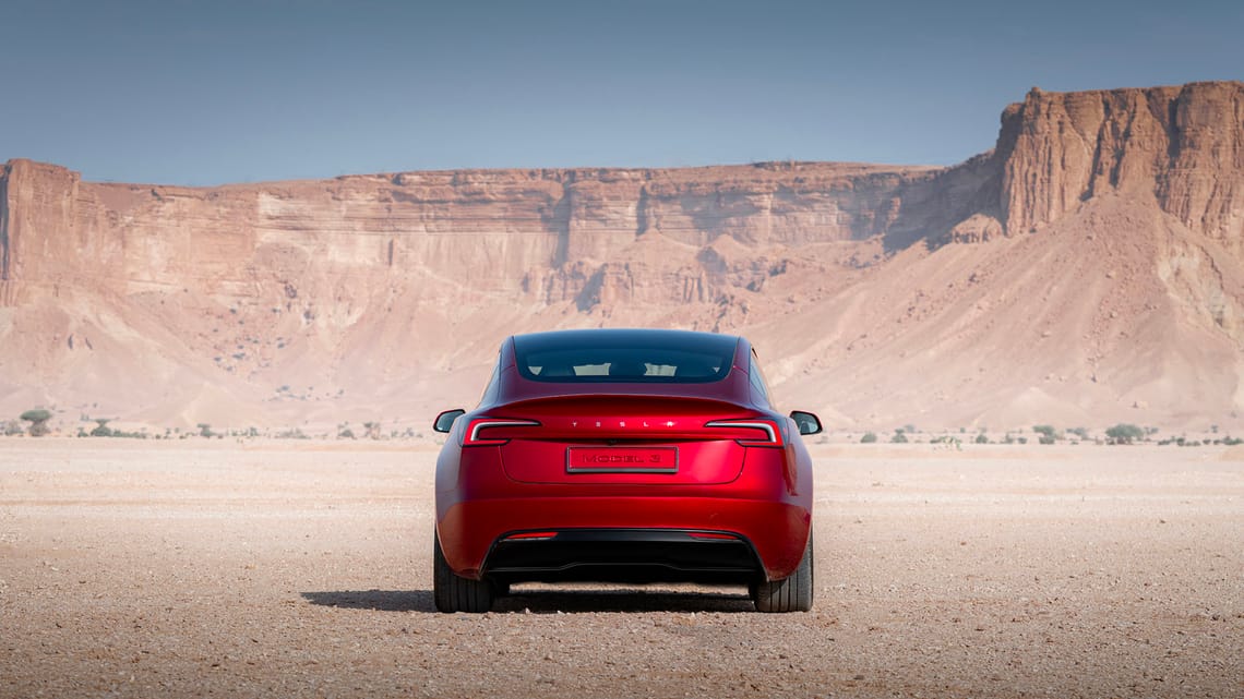 Tesla Model 3 Long Range RWD Launches in UAE with 702km Range for AED 164,990