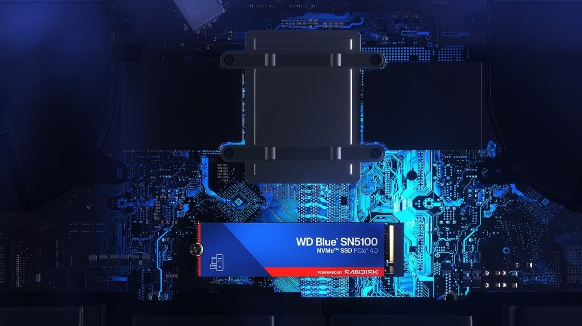 WD Blue SN5100 NVMe SSD- 7,100 MB:s Gen4 speeds