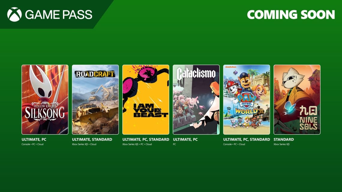 Xbox Game Pass September adds Hollow Knight: Silksong and RoadCraft