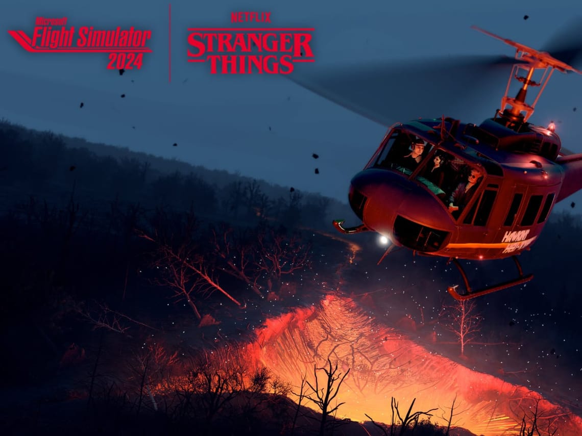 Fly Over Hawkins: Stranger Things Expansion Lands in Flight Simulator