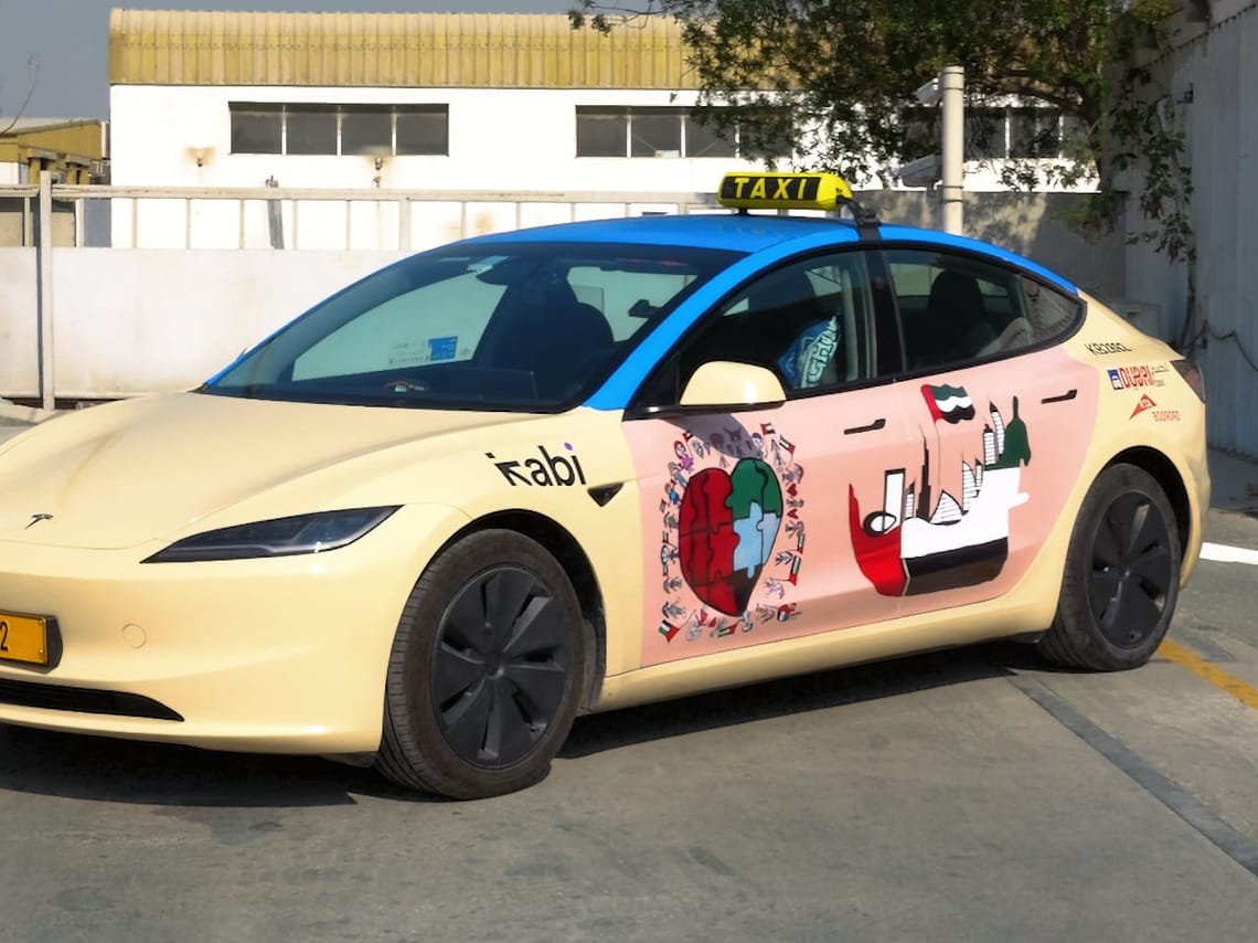 These 54 Dubai cabs look different this month – here’s why everyone’s talking about them
