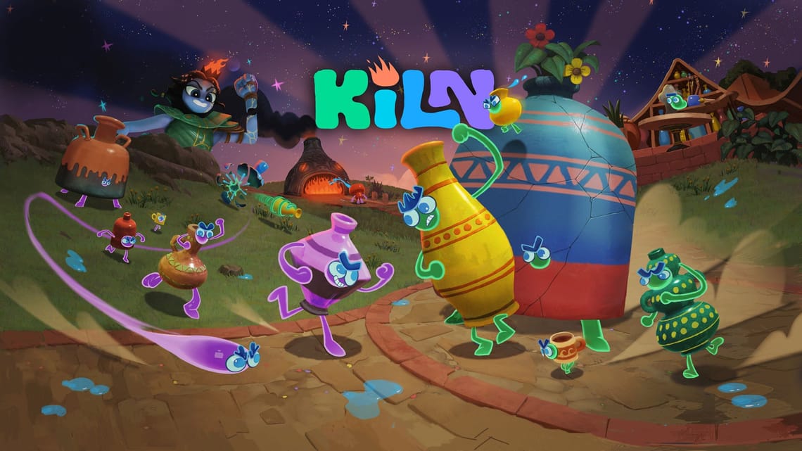 Double Fine announces new game Kiln, a multiplayer pottery brawler coming to PS5, Xbox, and PC.