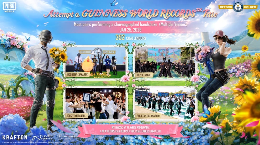 PUBG MOBILE just broke a Guinness World Record to celebrate its new FRIEND FEST event.
