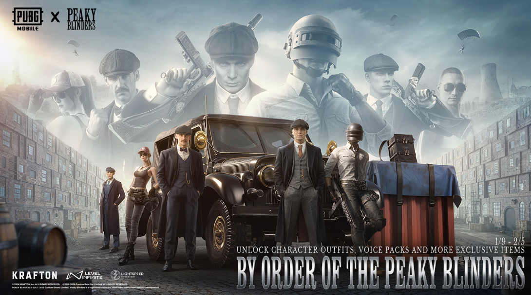 PUBG Mobile Peaky Blinders Collaboration: Thomas Shelby Skins & Story Mode Until 5 February