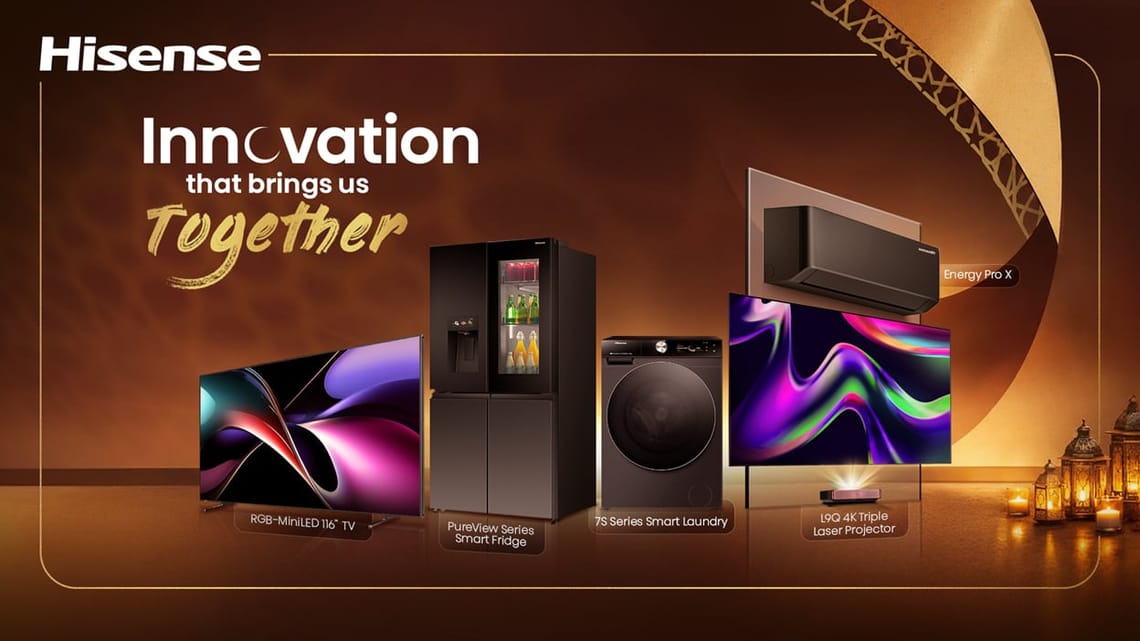 Hisense launches Ramadan campaign with MiniLED TV and smart home deals