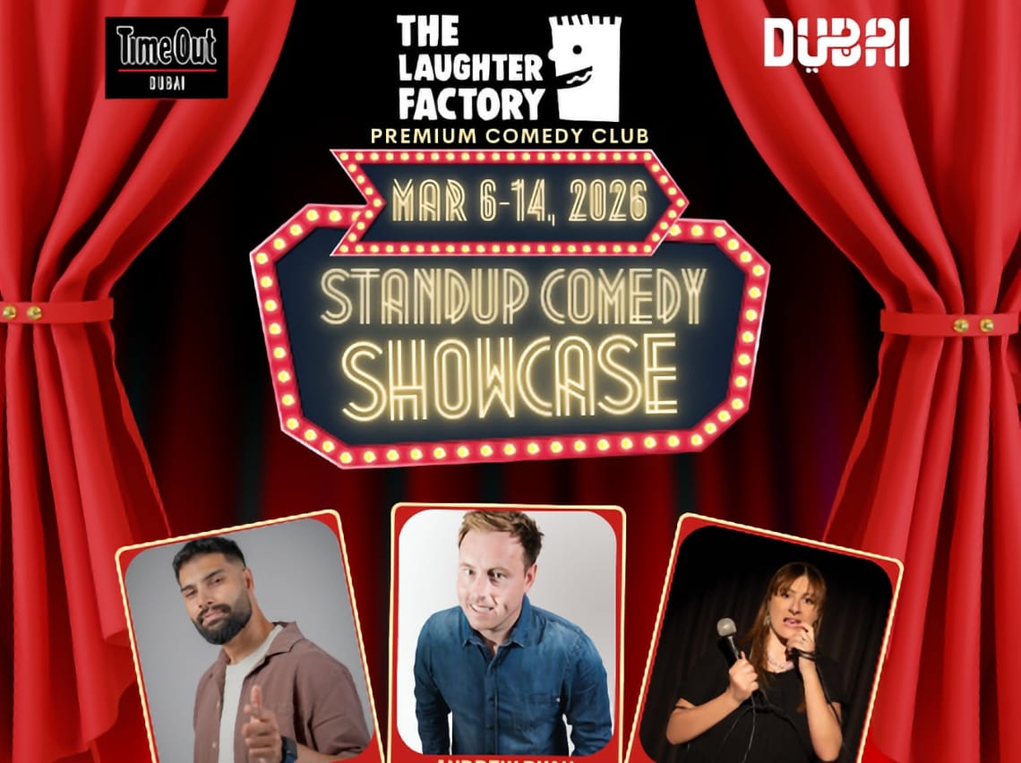 Andrew Ryan headlines Laughter Factory March 2025 across 5 UAE venues