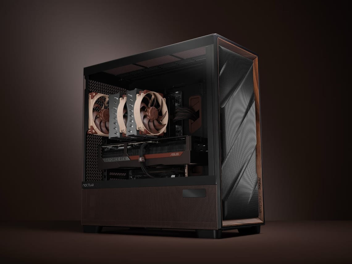 Antec Flux Pro Noctua Edition PC Case Launches with Ultra-Quiet G2 Fans