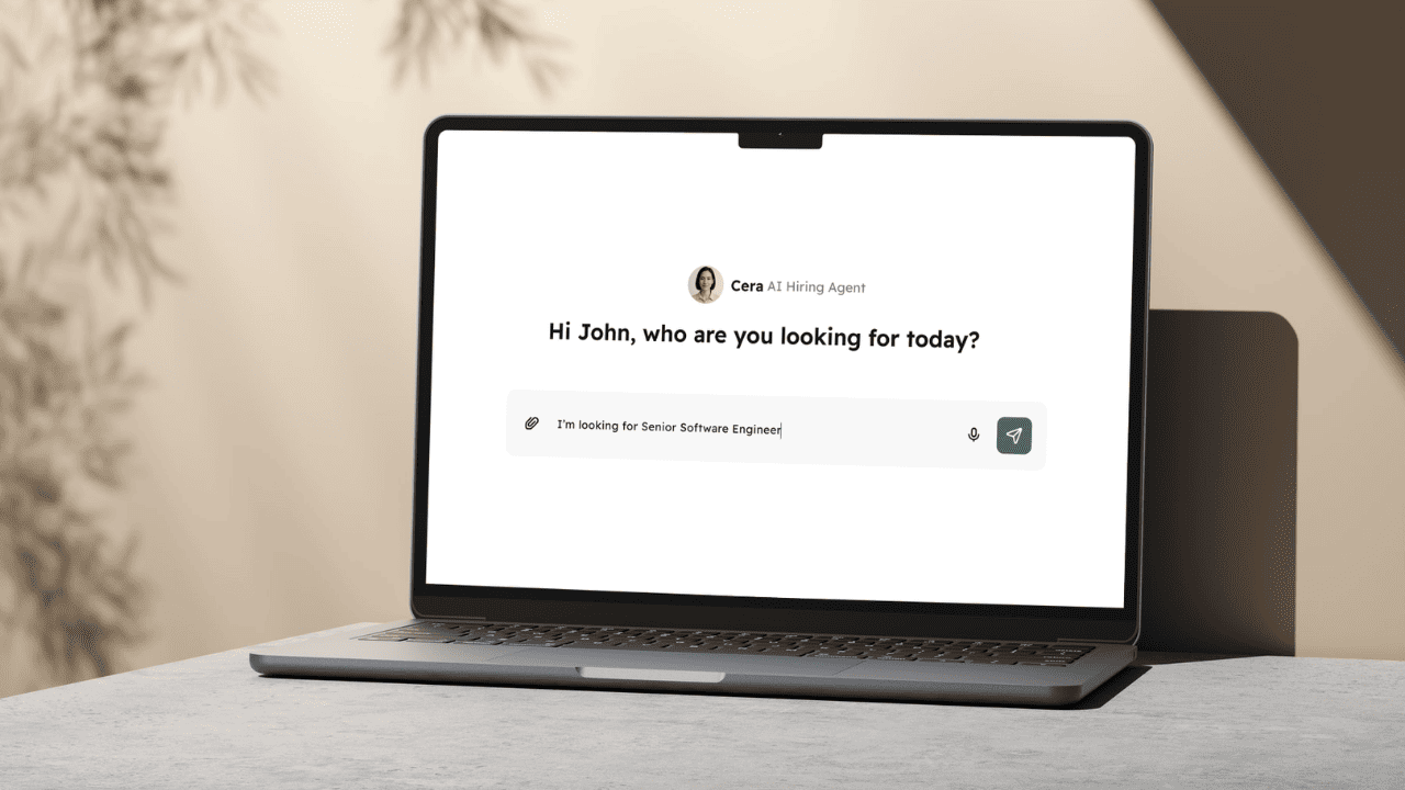 Recruitment dashboard concept showing candidate shortlists and HR workflow modules