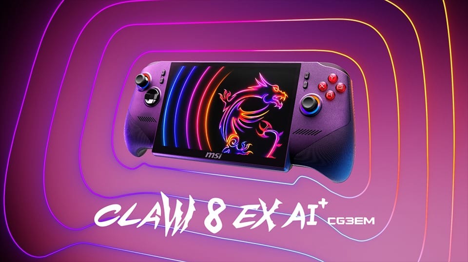 MSI’s New Claw 8 EX AI+ Gaming Handheld Costs an Eye-Watering $1,799