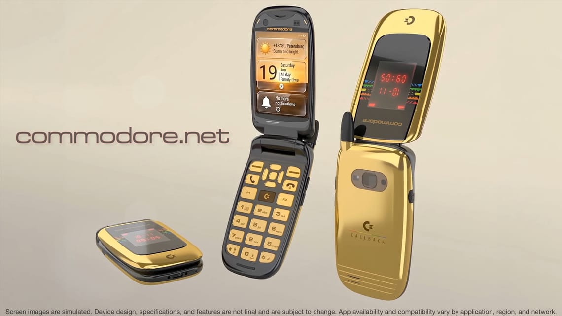 Commodore Returns With a $499 Flip Phone That Cannot Run Social Media