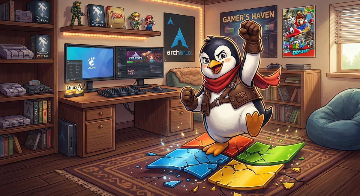 Linux gaming hits 5.3% share as Windows drops