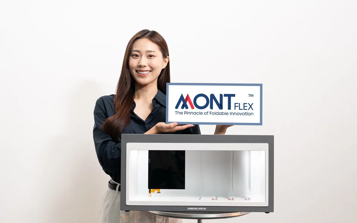 Gearing up for iPhone Fold? Samsung Display Launches MONTFLEX branded Foldable OLED Technology