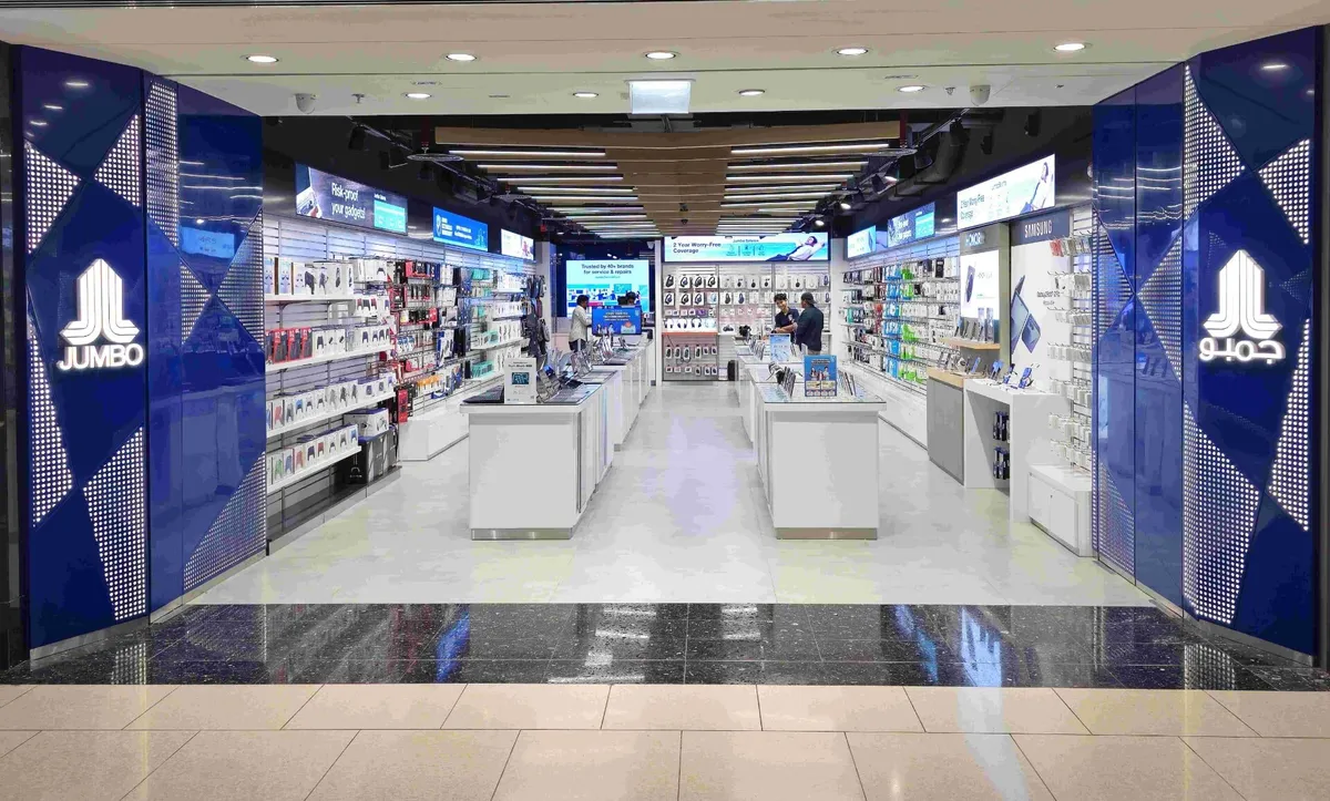 Jumbo Electronics UAE, City Centre Deira store, City Centre Sharjah store, Jumbo relaunch offers, Emirates NBD discount, Shar