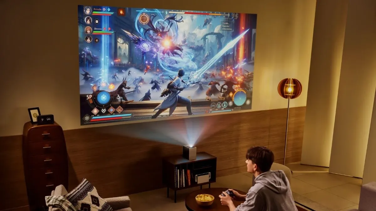 LG teases CineBeam S portable projector for the UAE