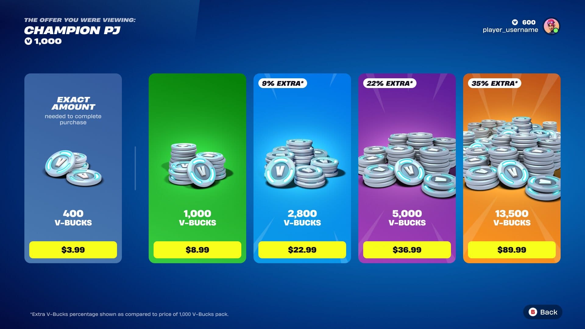 You Can Soon Buy the Exact V-Bucks You Need in Fortnite