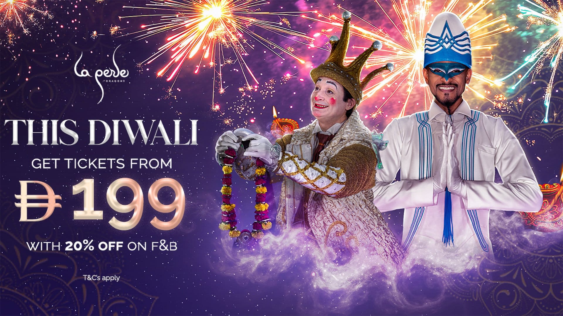 Diwali Plans? La Perle Has Tickets from AED 199 + 20% Off F&B