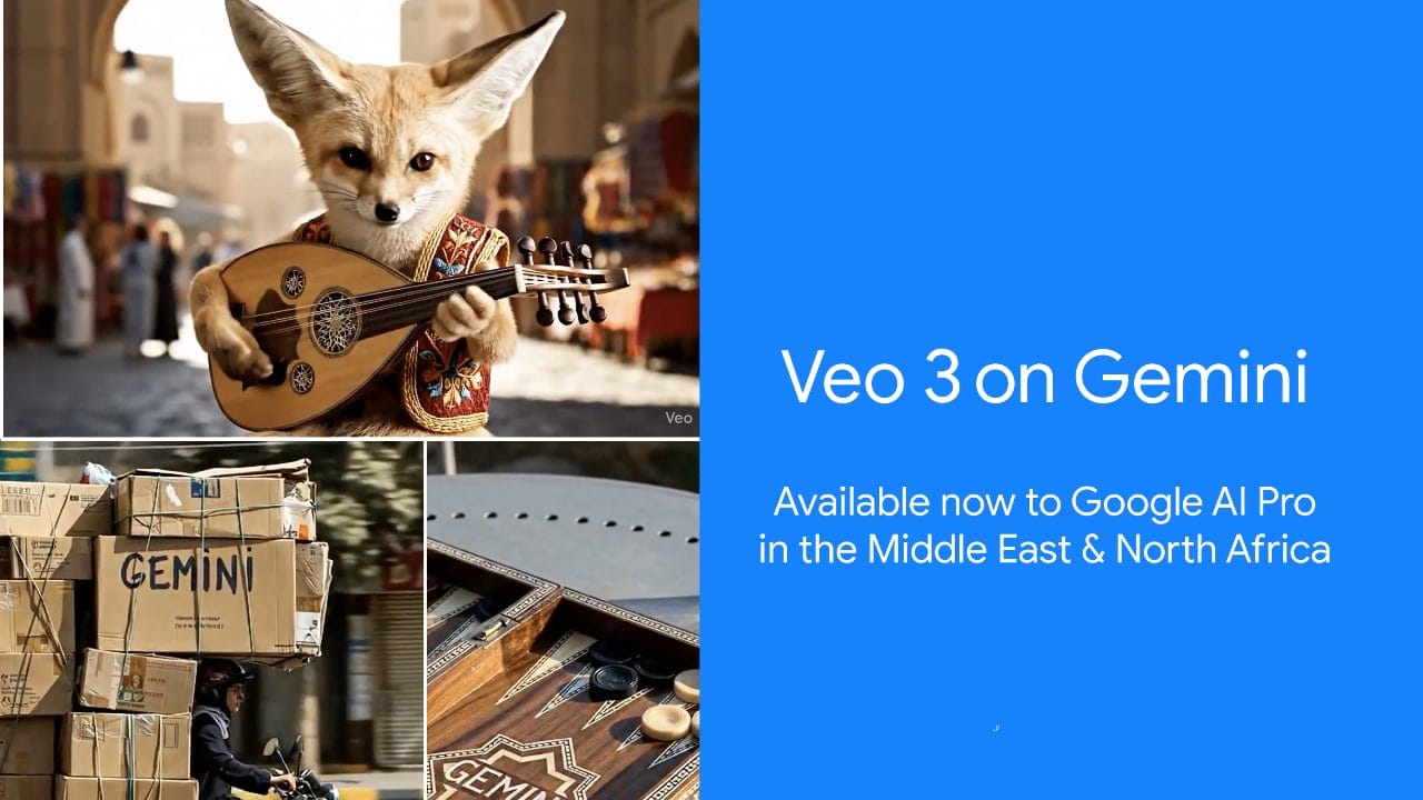 Google Launches Veo 3 on Gemini in MENA: AI Video Creation Gets a Boost