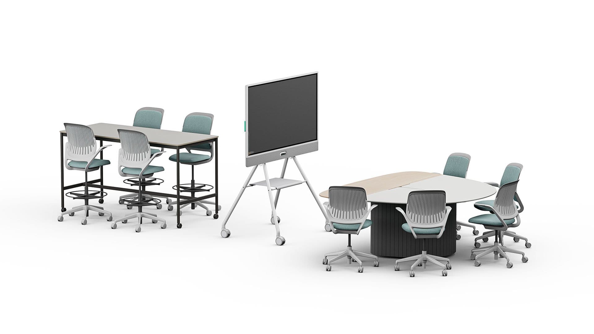 Logitech's Rally Board 65 is a 65" Meeting Room on Wheels
