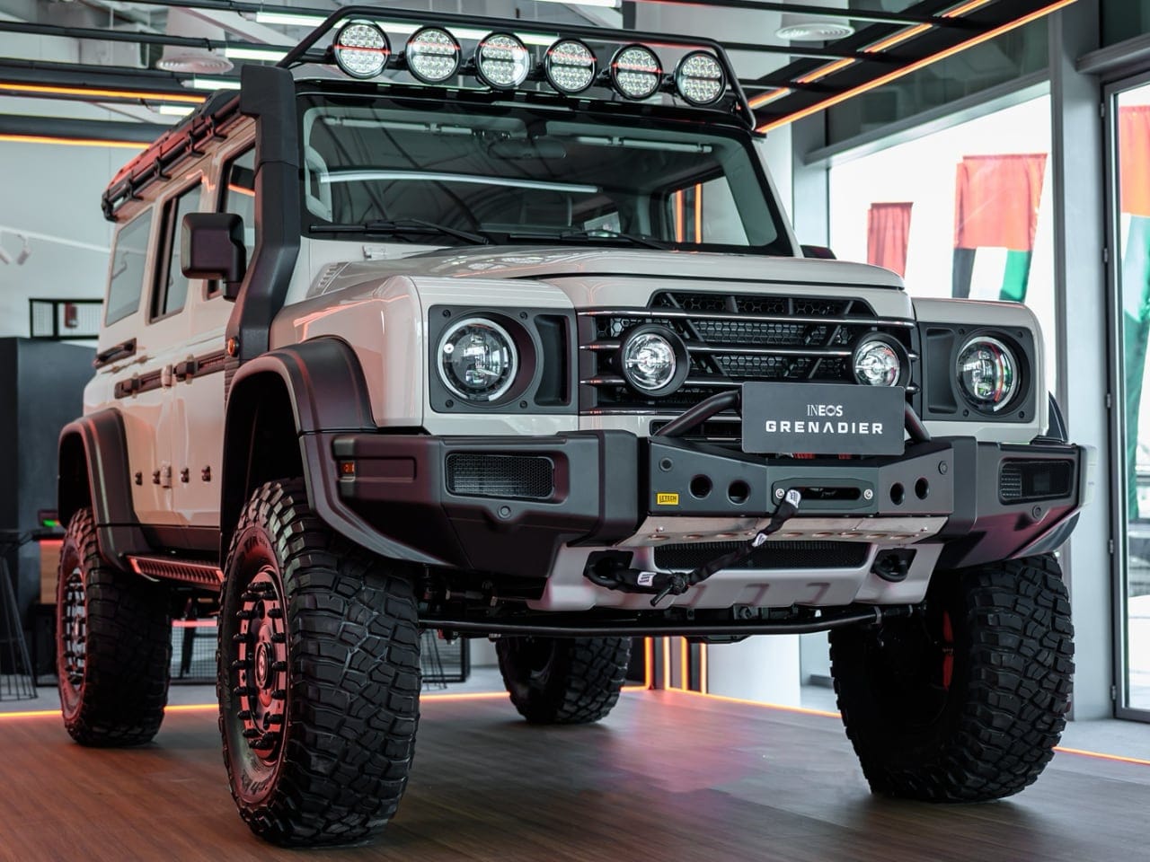 The Grenadier’s new UAE flex is pure portal-axle chaos