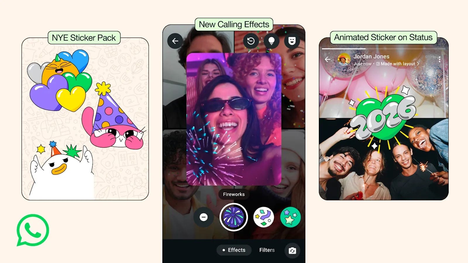 WhatsApp’s busiest day is New Year’s — here’s what they added