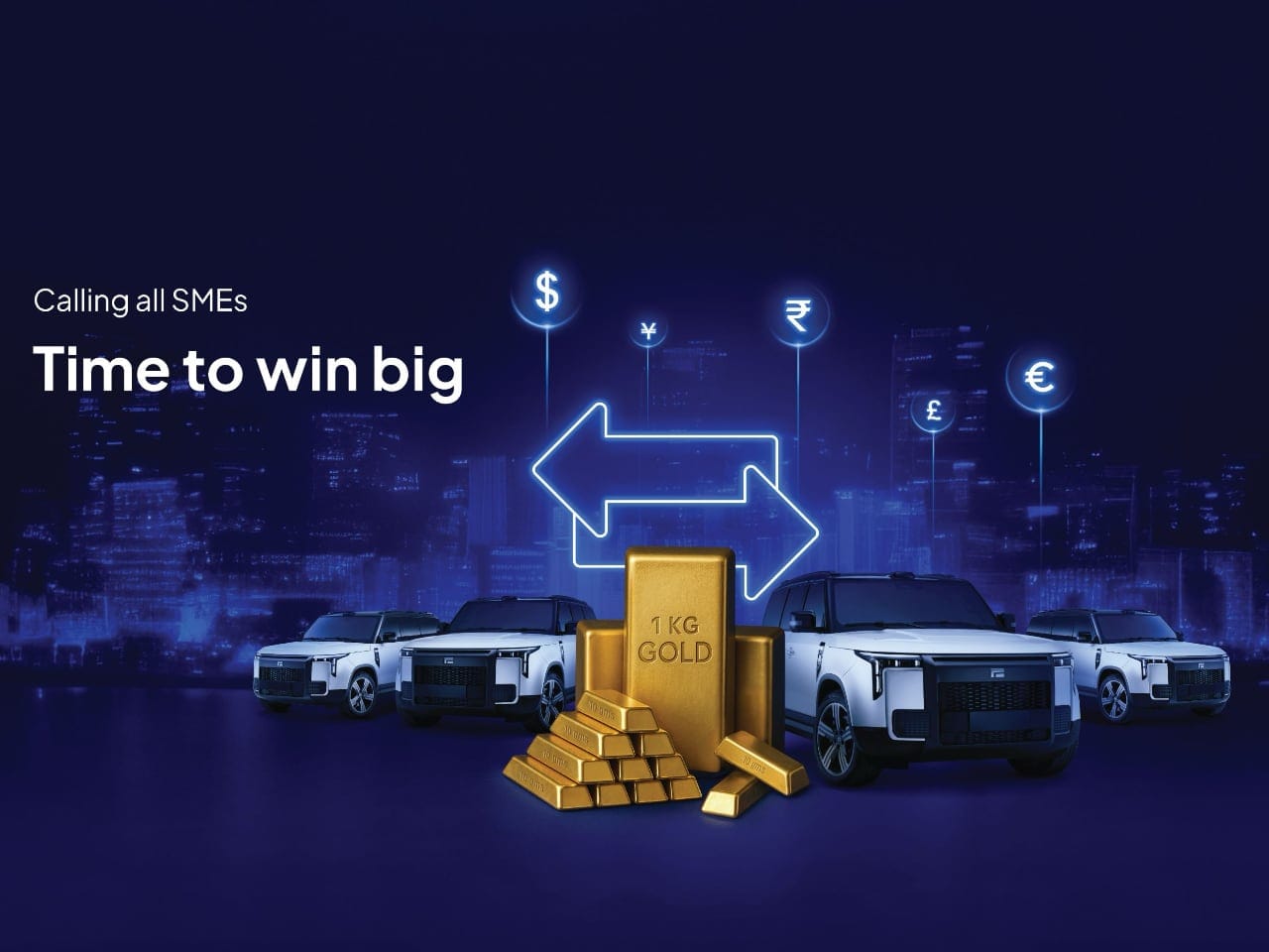 Need a car or some gold? Your business transactions might just win them