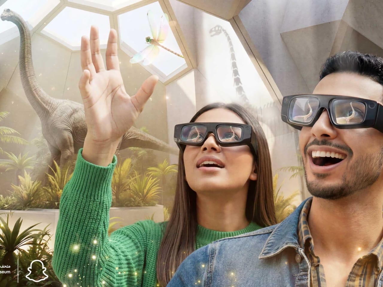 Natural History Museum Abu Dhabi AR experiences: Jurassic dinos and blue whales