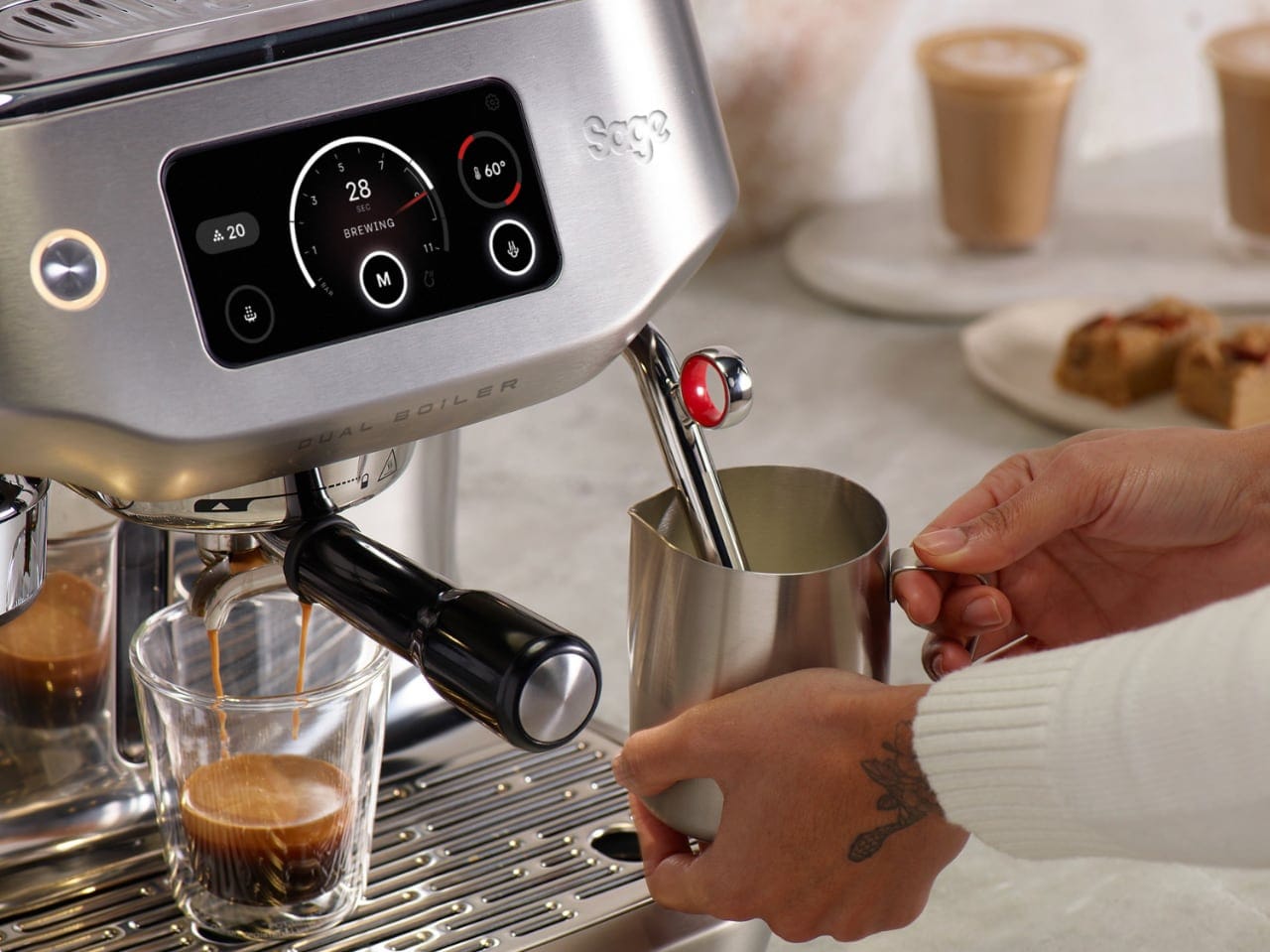 It's Dhs 10k, but Sage's new coffee machine does almost everything for you