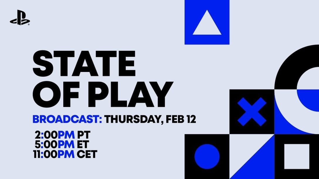 PlayStation State of Play announced for February 12 with 60+ minutes of PS5 games