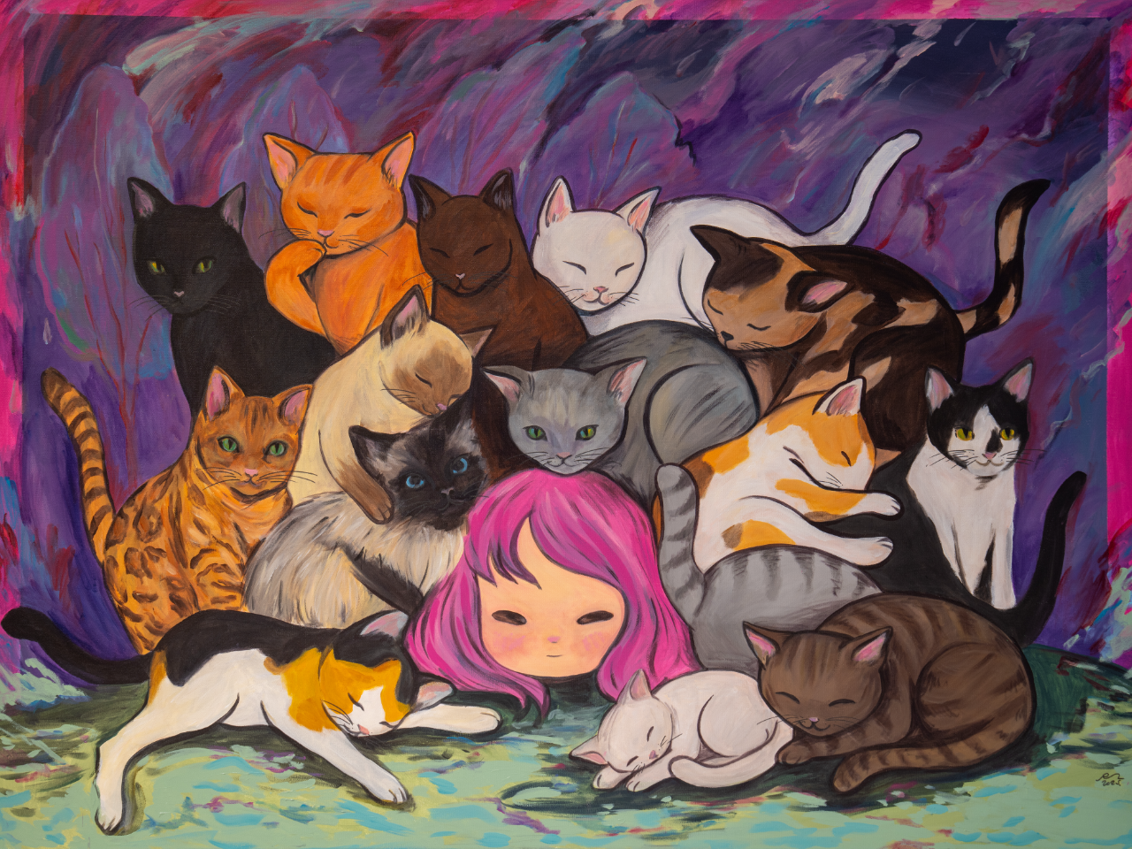 This Dubai art exhibition recreates childhood memories with rescue animals in the most touching way