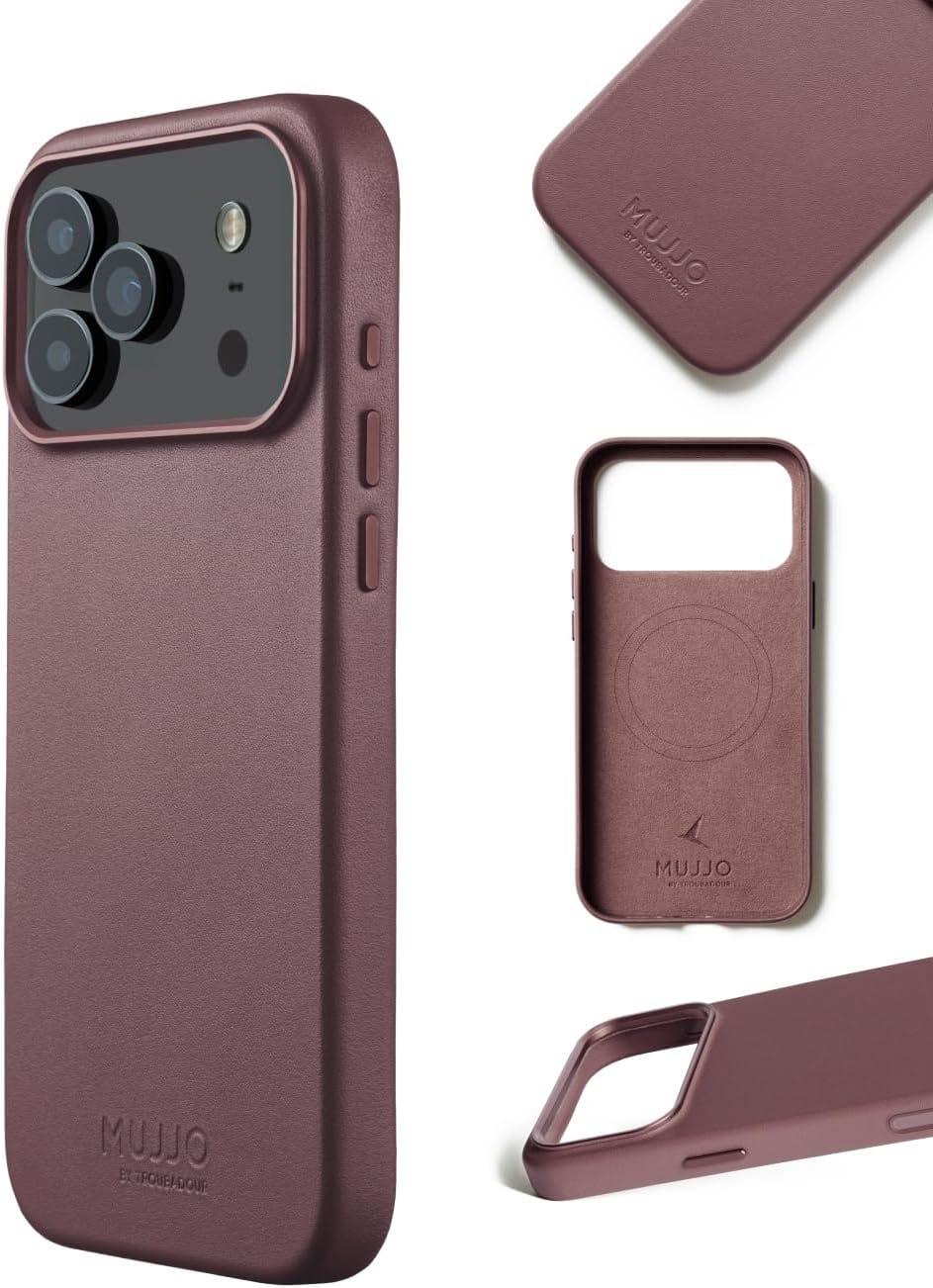 Mujjo Leather iPhone 17 Pro Max Case Drops to AED 117.64
