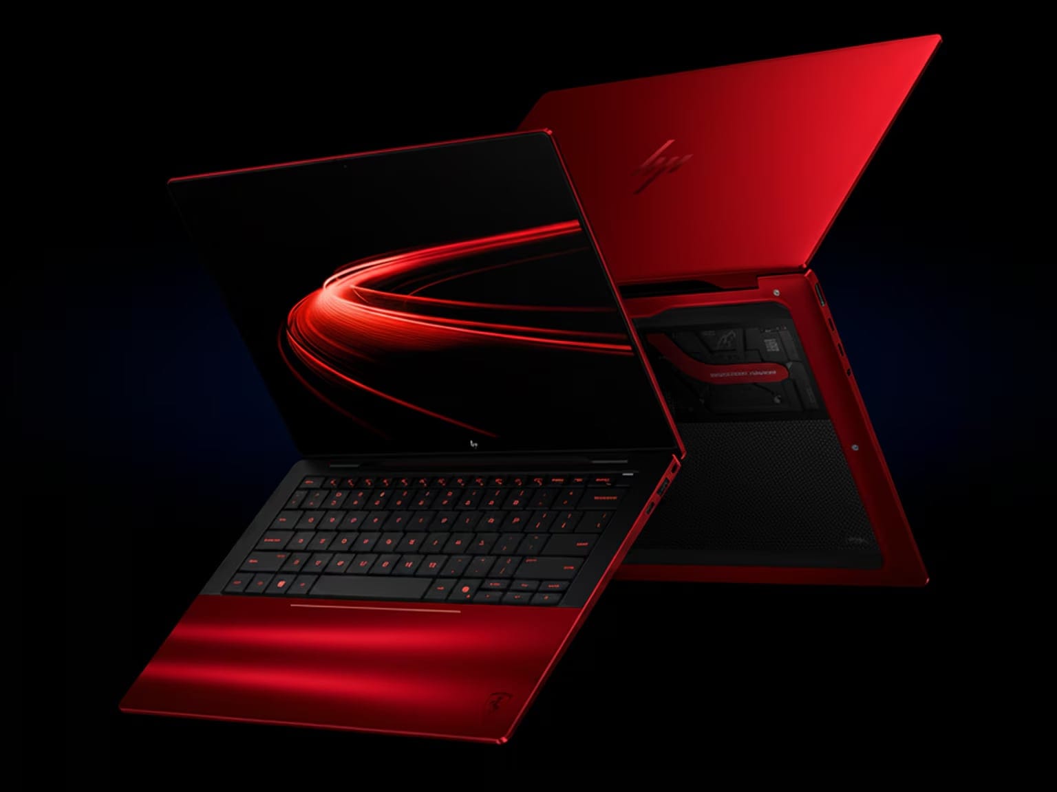 Ferrari and HP Built a Red Laptop With a See-Through Engine Bay — and It Costs $5,599