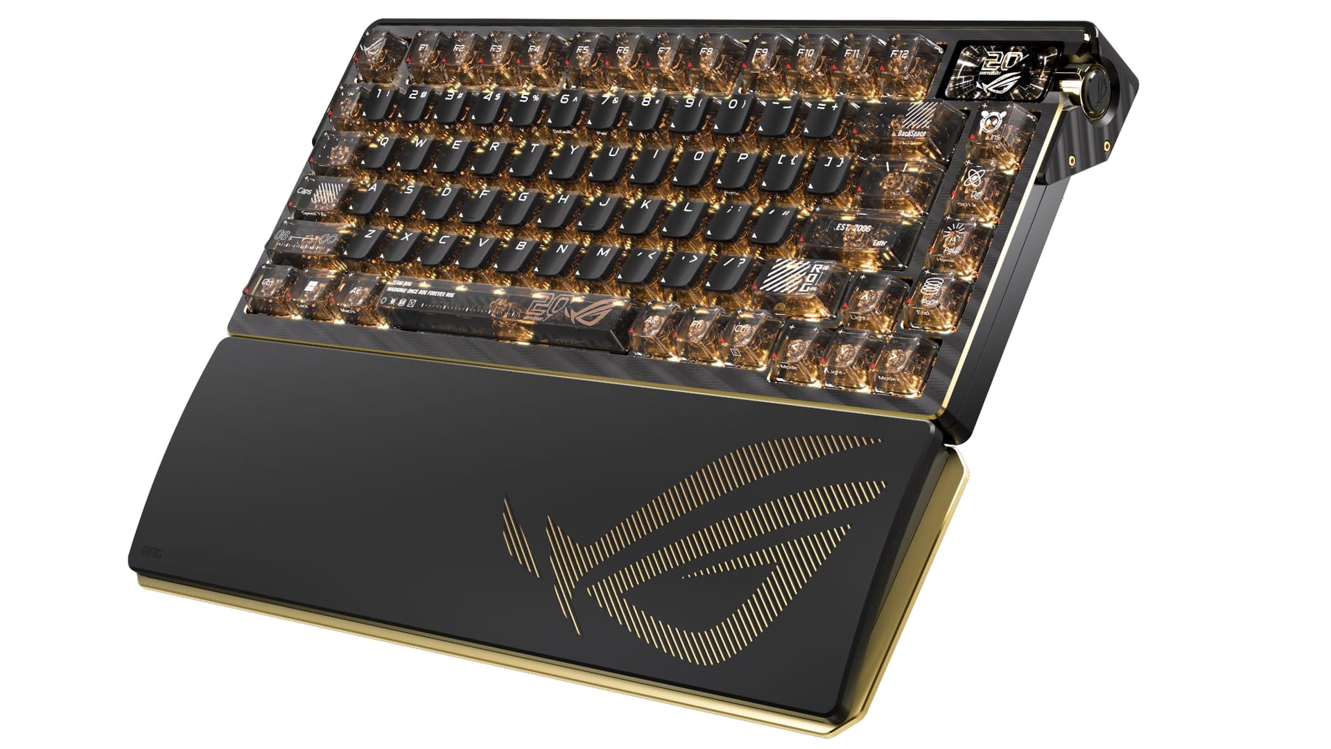 ASUS ROG's premium 20th anniversary gaming gear features real 24K gold