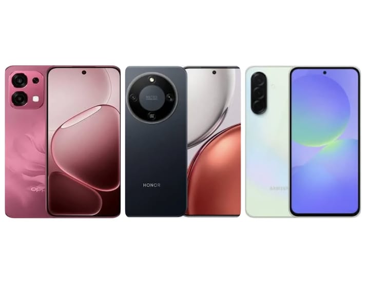 OPPO A6 Pro 5G vs HONOR X9d vs Galaxy A36 5G: Three mid-rangers, three very different bets