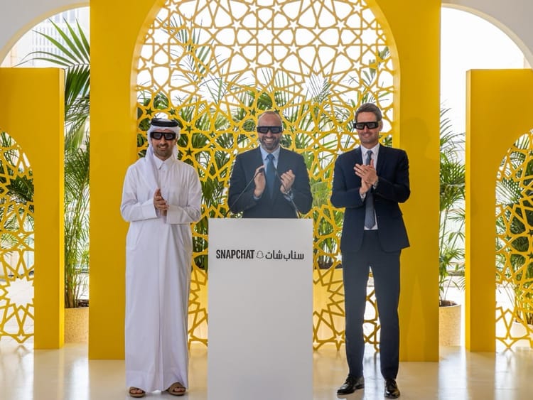 Snap plants a flag in Doha. Creators, your move