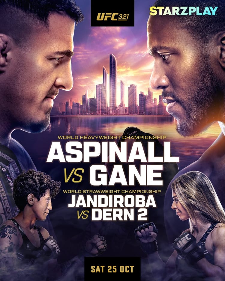 Heavyweights Collide: Aspinall vs Gane Brings Fire to Abu Dhabi at UFC 321