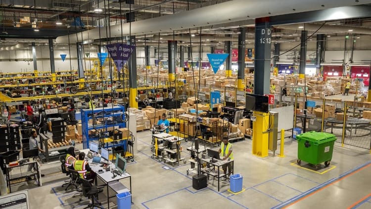 So this is what an Amazon warehouse looks like in Abu Dhabi (spoiler: it’s huge)