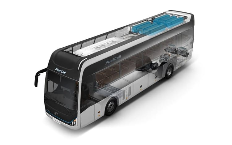 Hyundai’s Hydrogen Bus Tackles NEOM’s High Mountains