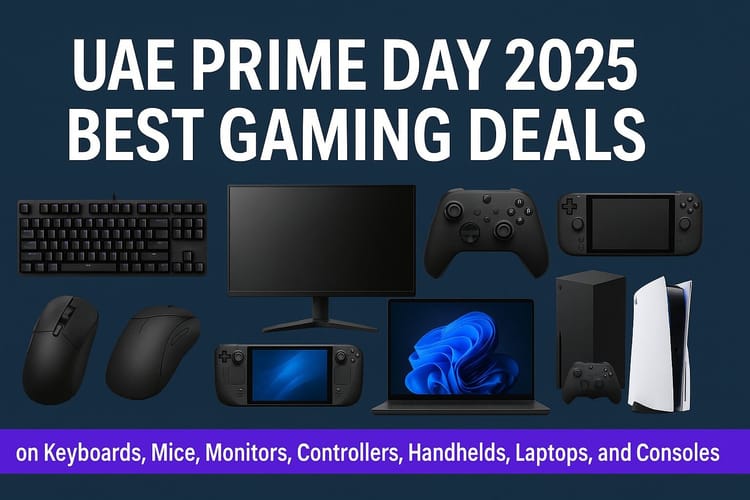 Top Prime Day 2025 Gaming Deals in UAE – Save Big on Keyboards, PCs & Consoles