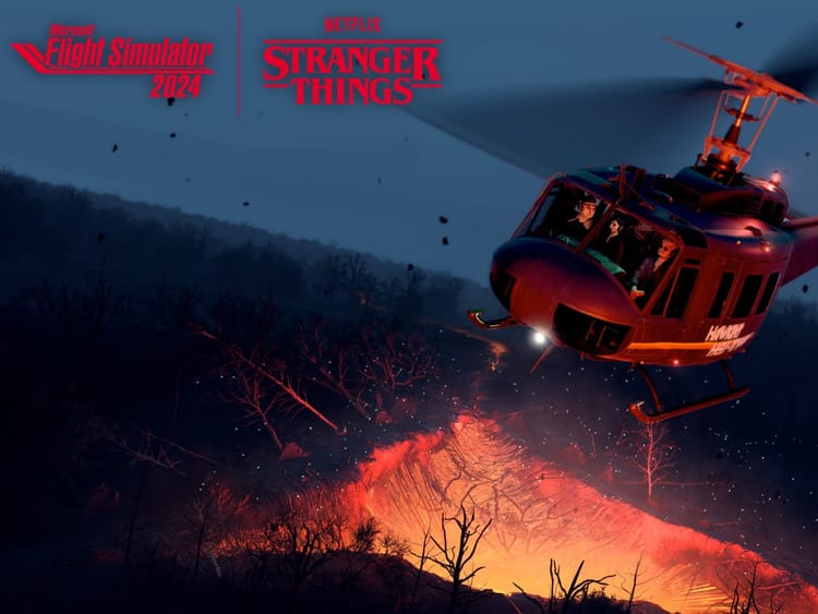 Fly Over Hawkins: Stranger Things Expansion Lands in Flight Simulator