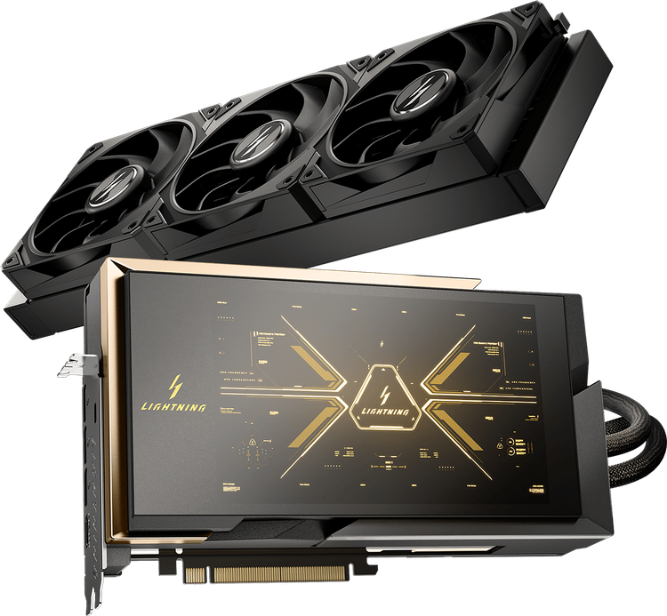 MSI put an 8-inch screen on the RTX 5090 and it needs 1000W