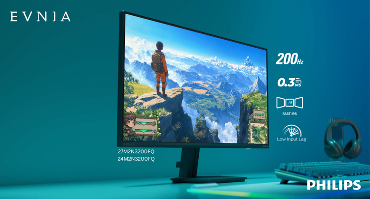 Philips Evnia 200Hz Gaming Monitors Launch in UAE