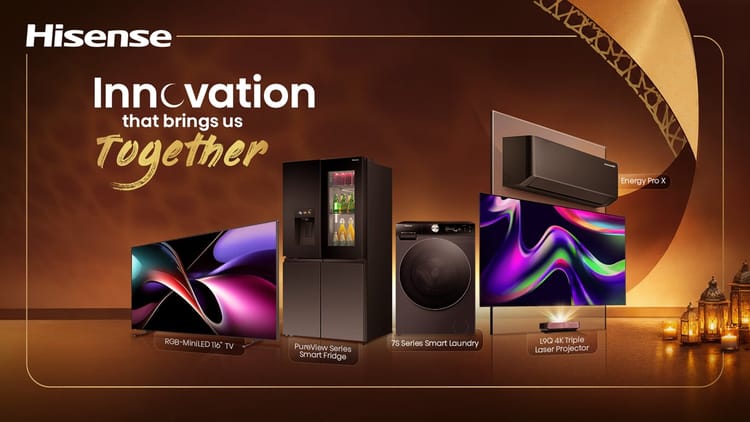 Hisense launches Ramadan campaign with MiniLED TV and smart home deals
