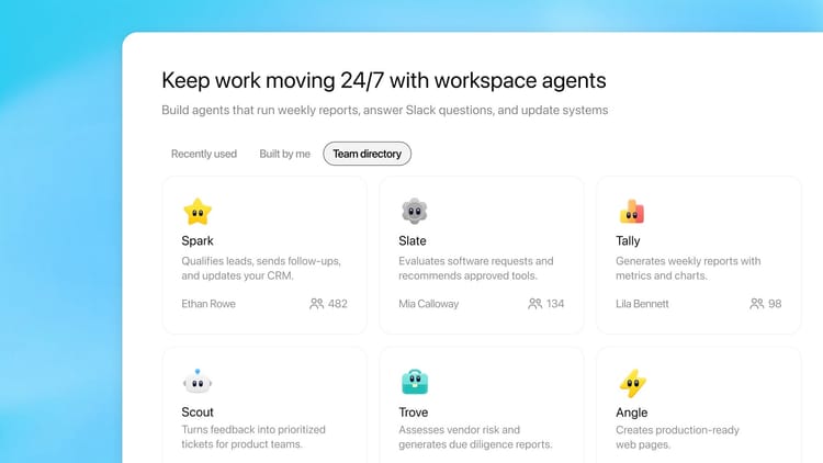 ChatGPT just got serious about teamwork with Workspace Agents