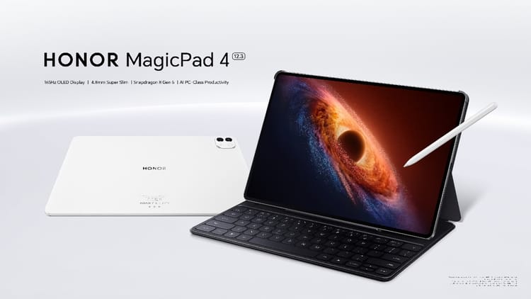 HONOR MagicPad4 Unveils World's Thinnest Tablet with 3nm Snapdragon 8 Gen 5