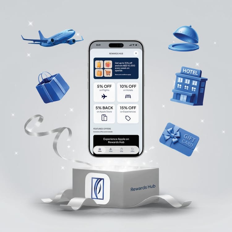 Emirates NBD Rewards Hub launches in ENBD X app with Apple Store and travel booking