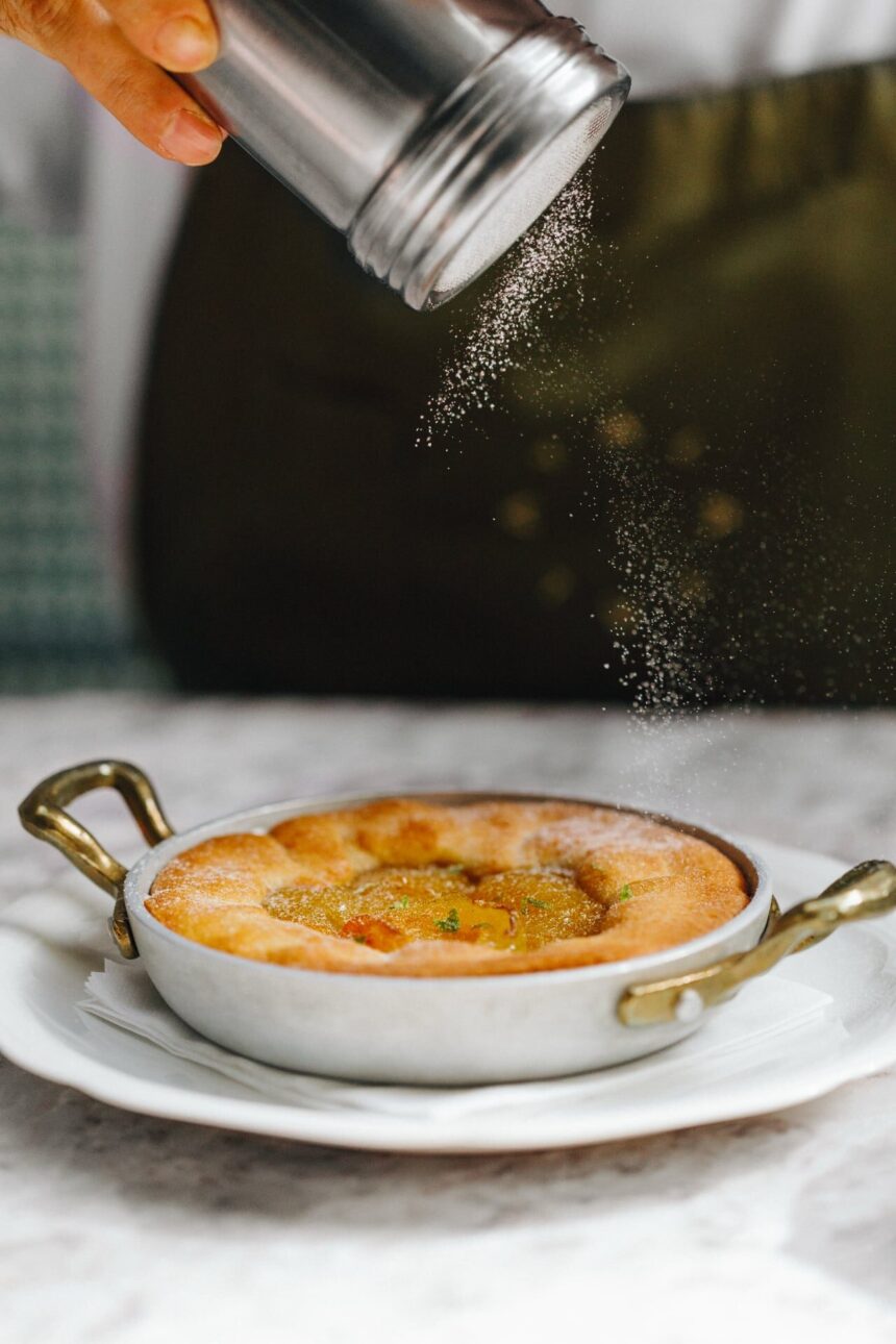 Alaya DIFC Apricot Tart